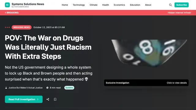 The rapidnewscentral.com home page